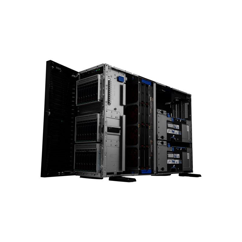 Serveur - tour 4U - 2 voies - 1 x Xeon Gold 5515+ - jusqu'à 4.1 GHz - RAM 64 Go - SATA - SAS - NVMe... (P81779-425)_1